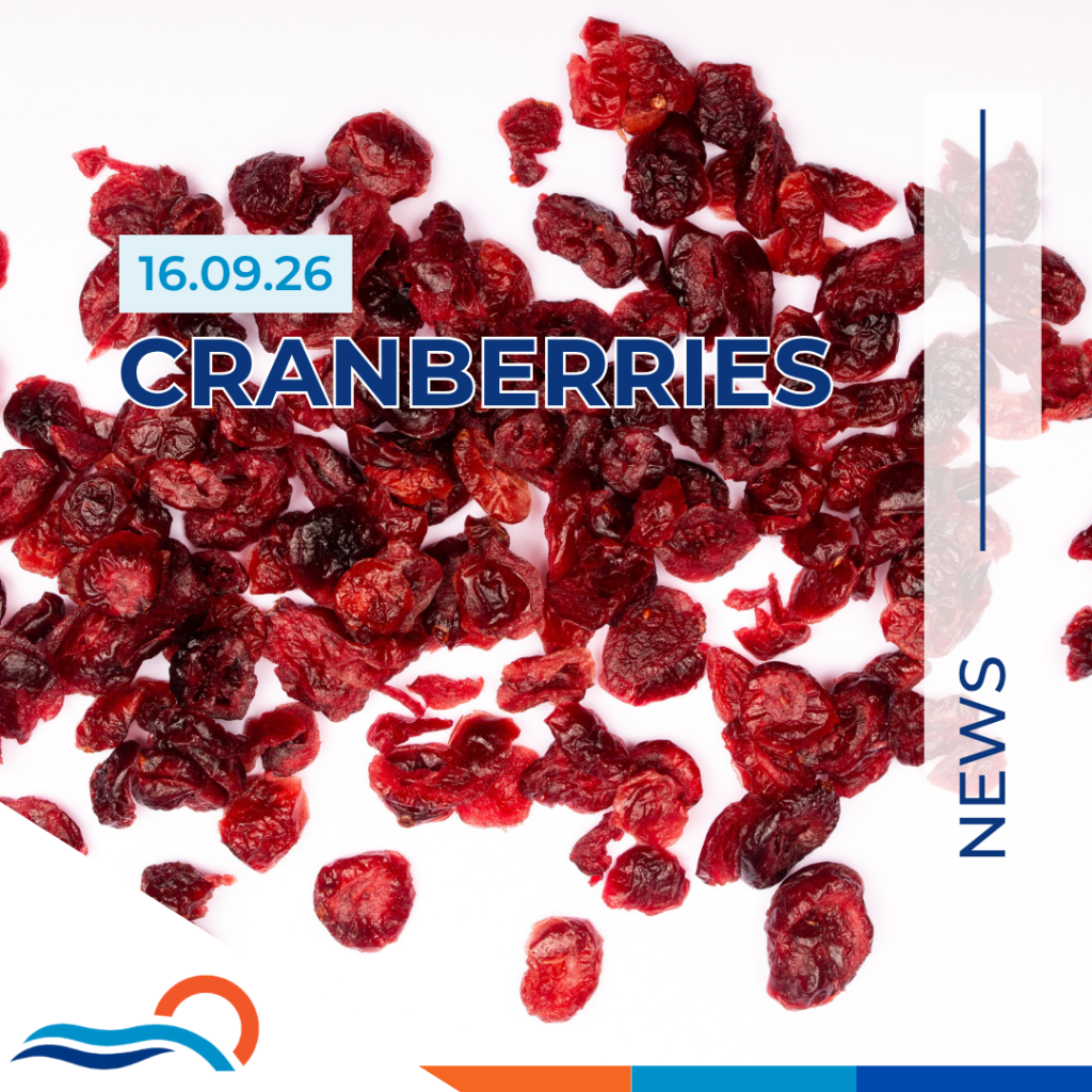 Cranberry News: 2026 Crop Update 16.09.26