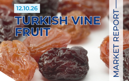 Turkish Vine Fruit Market Update 12.10.26