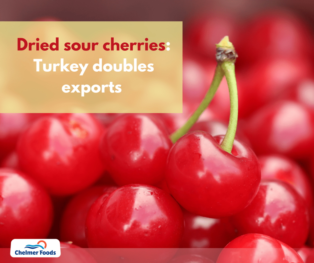 Dried sour cherries: Turkey doubles exports