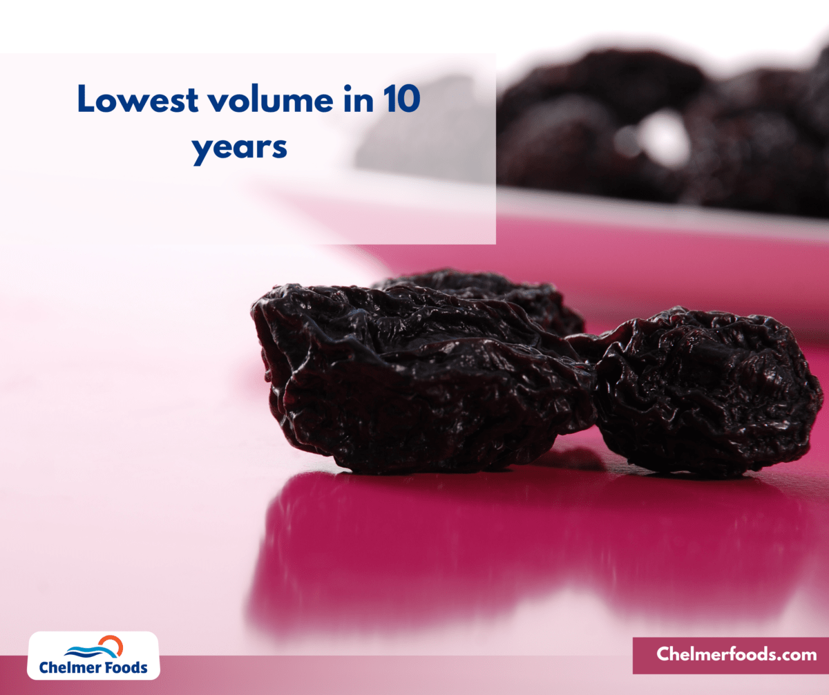 Prunes: Lowest harvest in 10 years