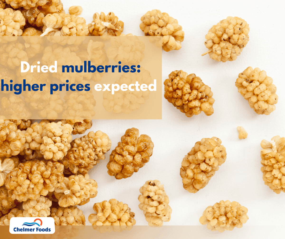 Dried mulberries: Higher prices expected