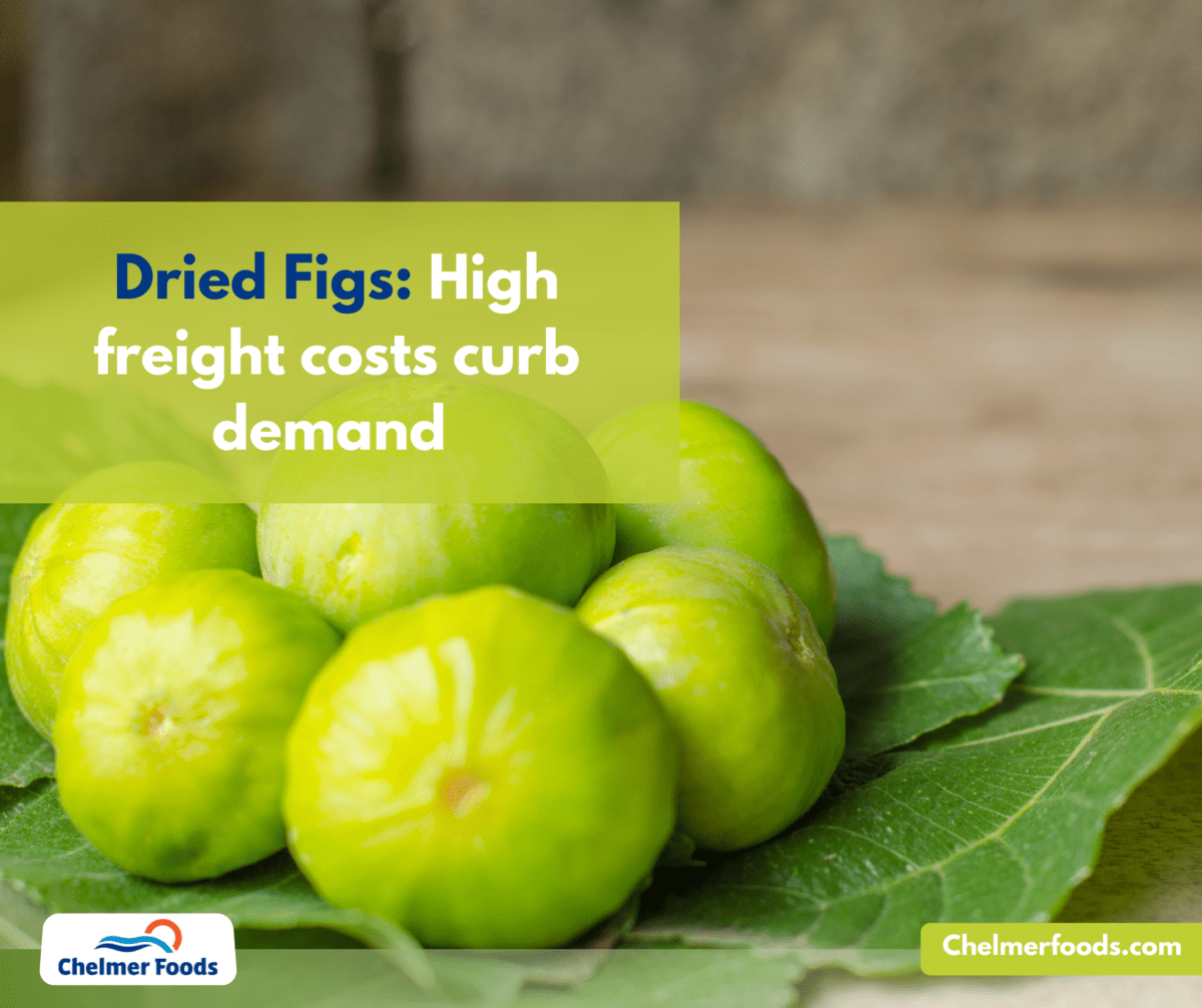 Dried figs: high freight costs curb demand