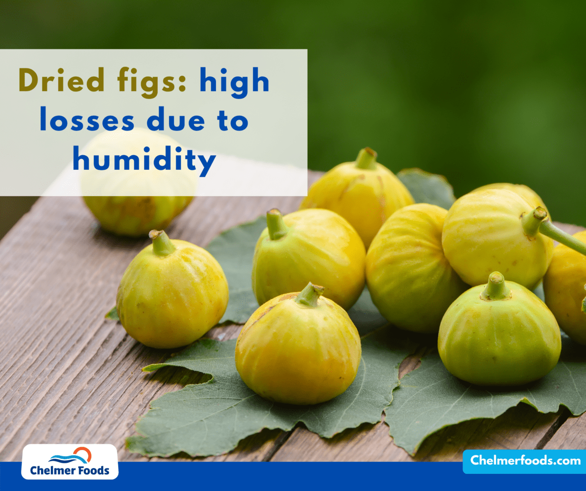 Dried figs: high losses due to humidity