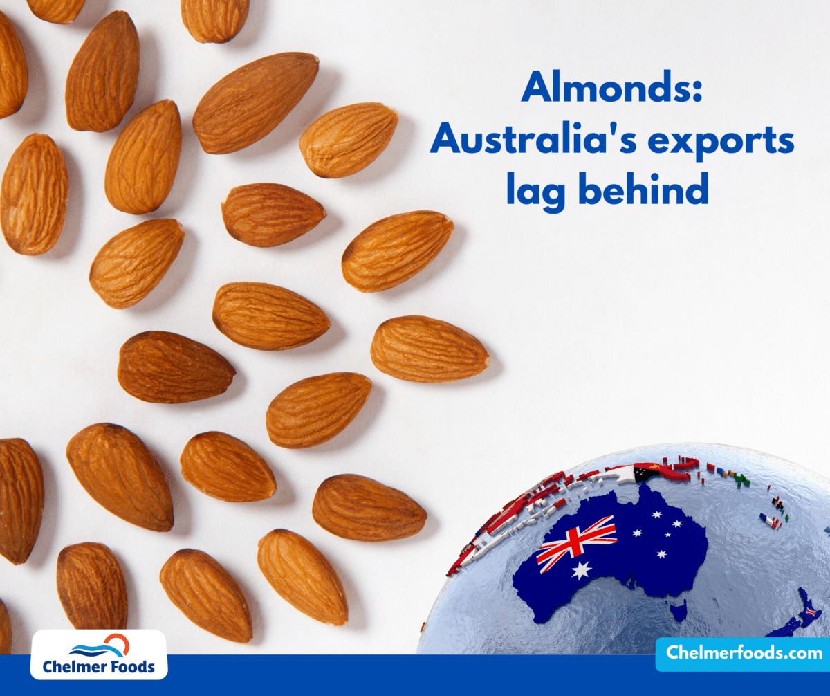 Almonds: Australia's exports lag behind