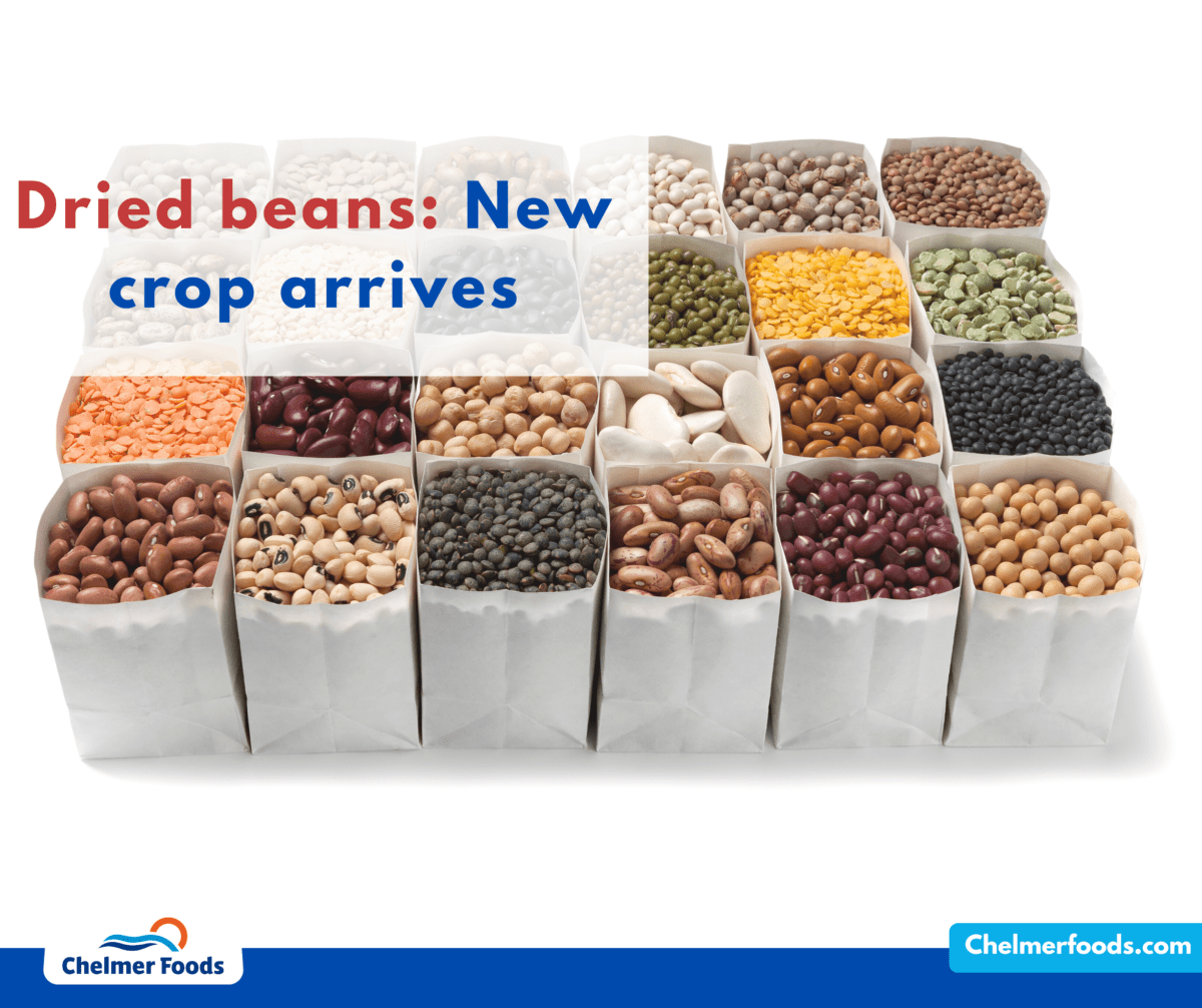 Dried beans: new crop arrives