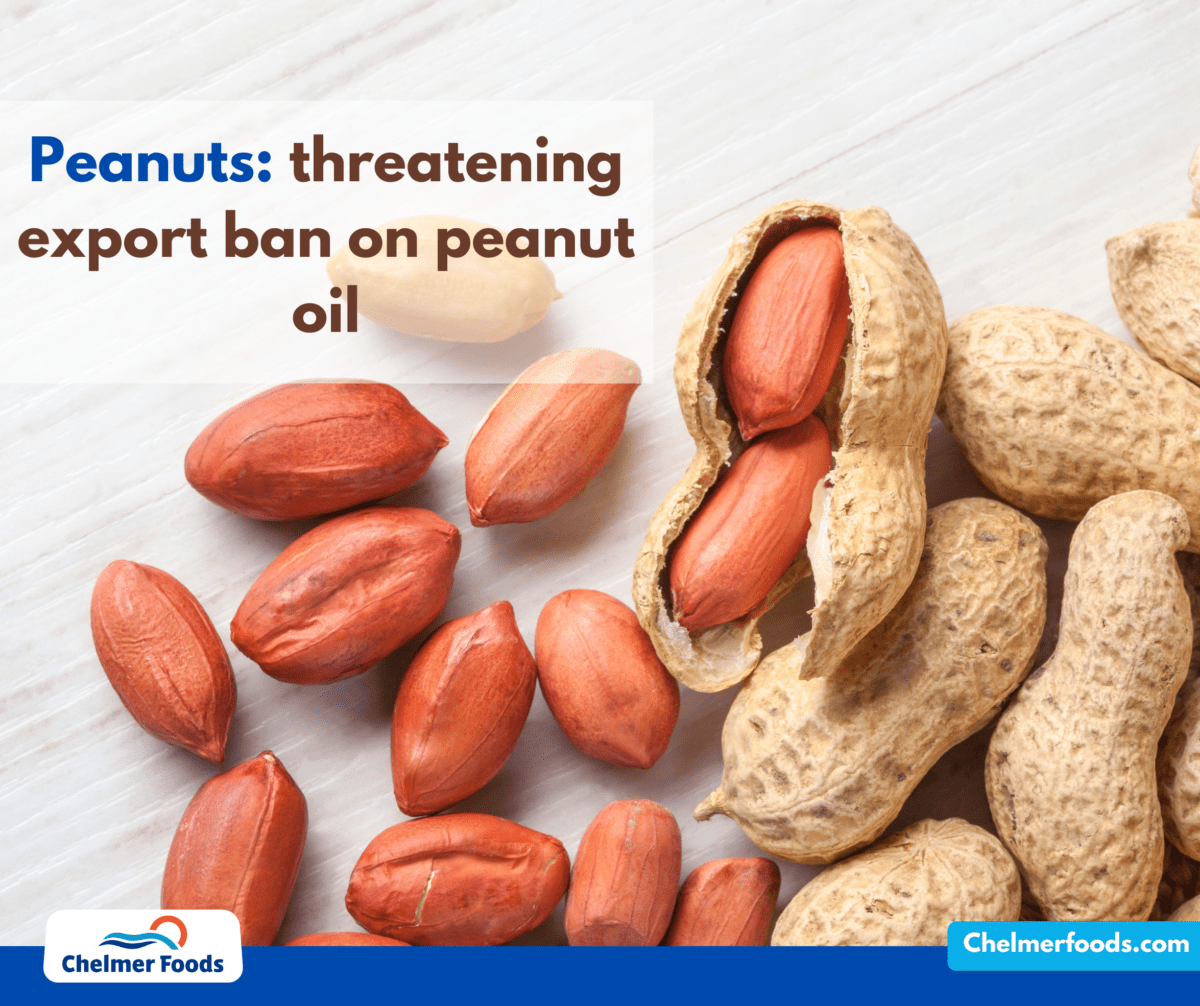 Peanuts: threatening export ban on peanut oil