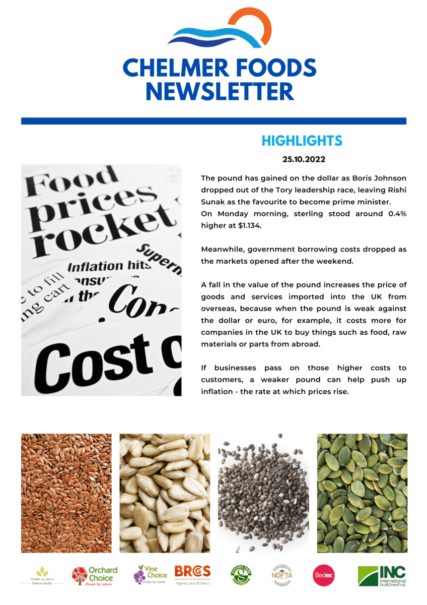 Chelmer Foods Seed Market outlook 25.10.2022