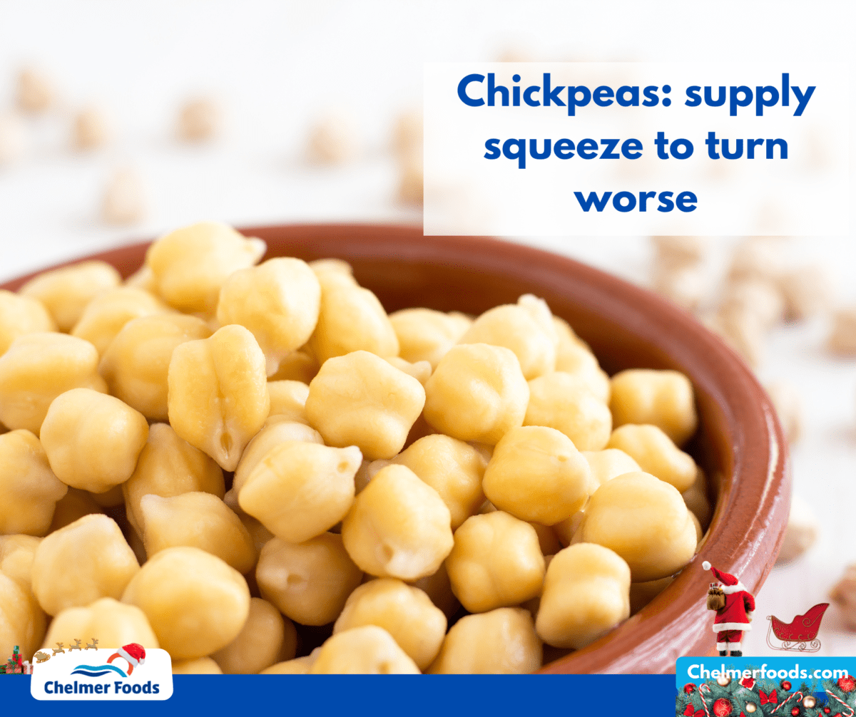 Chickpeas: supply squeeze to turn worse