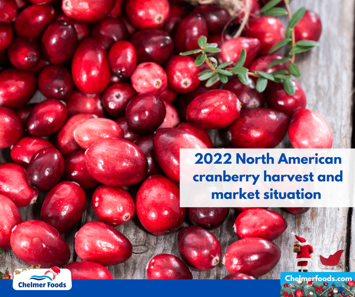 2022 North American cranberry harvest and market situation