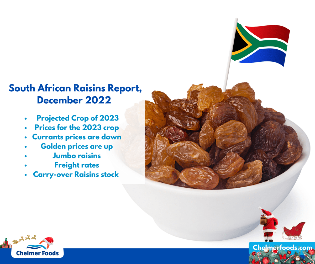South African Raisins Report, December 2022