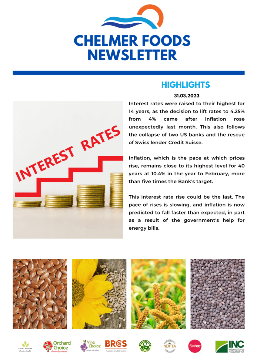 Chelmer Foods Seed Market outlook 31.03.2023